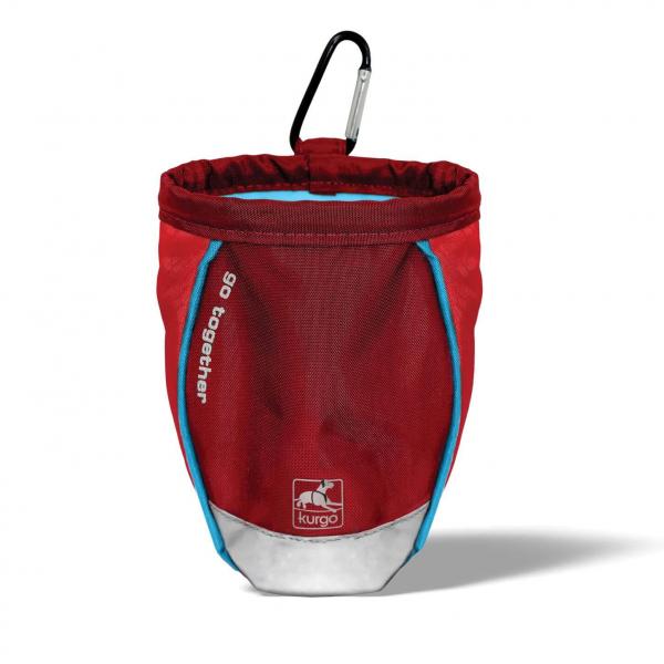 Kurgo Go Stuff It Treat Bag Chili Red